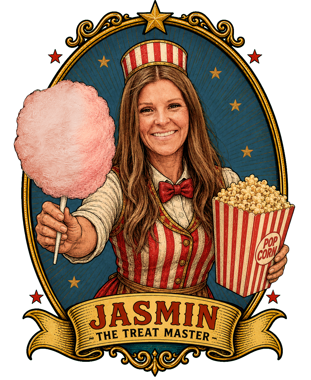Jasmin the treat master